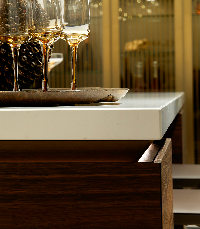 Werkblad composiet | Satink Keukens SieMatic SC45 composieten werkblad
