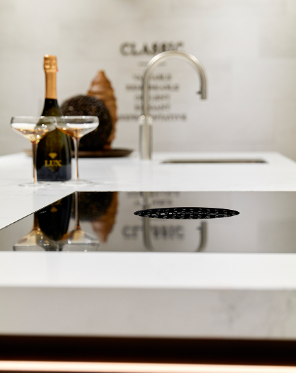 SieMatic SC45 met Bora inductiekookveld en Quooker kraan