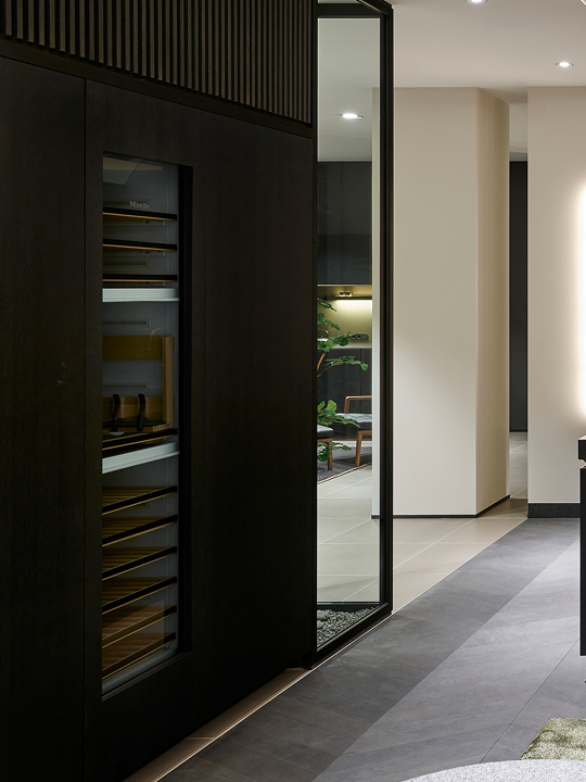 Miele wijnklimaatkast | Satink Keukens SieMatic SLX wijnklimaatkast van Miele