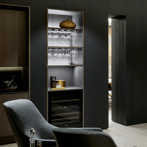 SieMatic SLX keuken met wijnklimaatkast