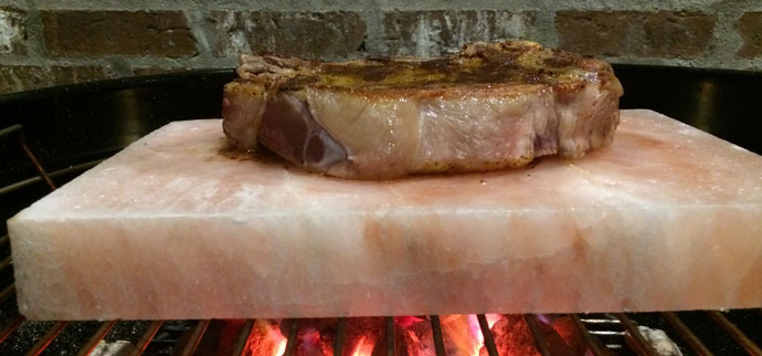 Barbecue trend: zoutsteen Barbecue trend: zoutsteen
