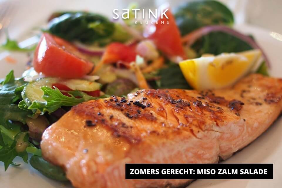 recept miso zalm salade | Satink Keukens recept miso zalm salade | Satink Keukens