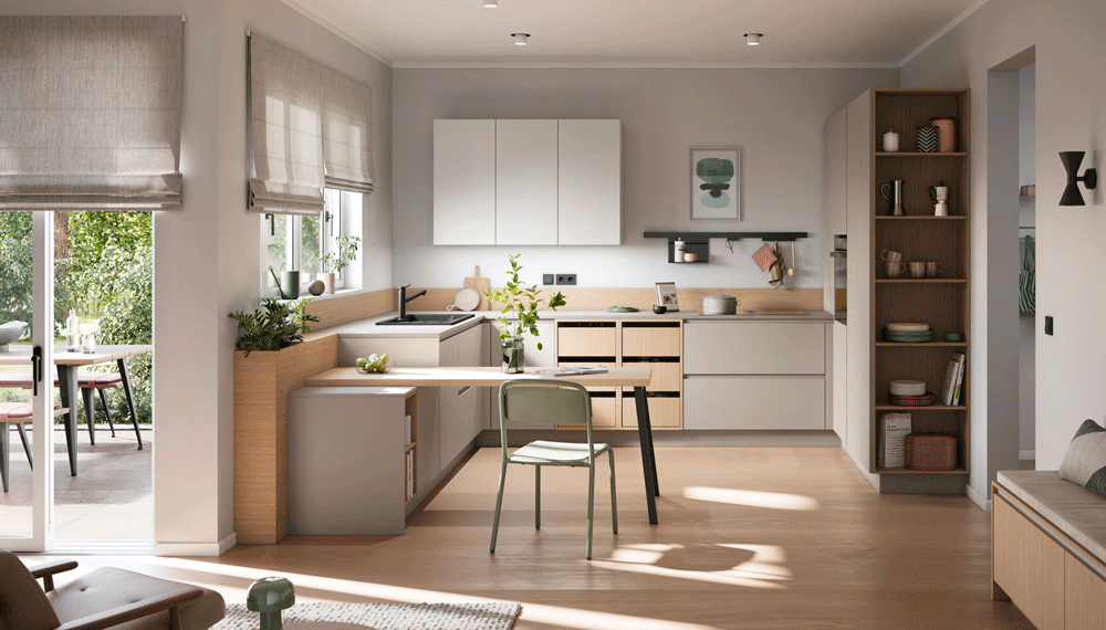 L-keuken van concept130
