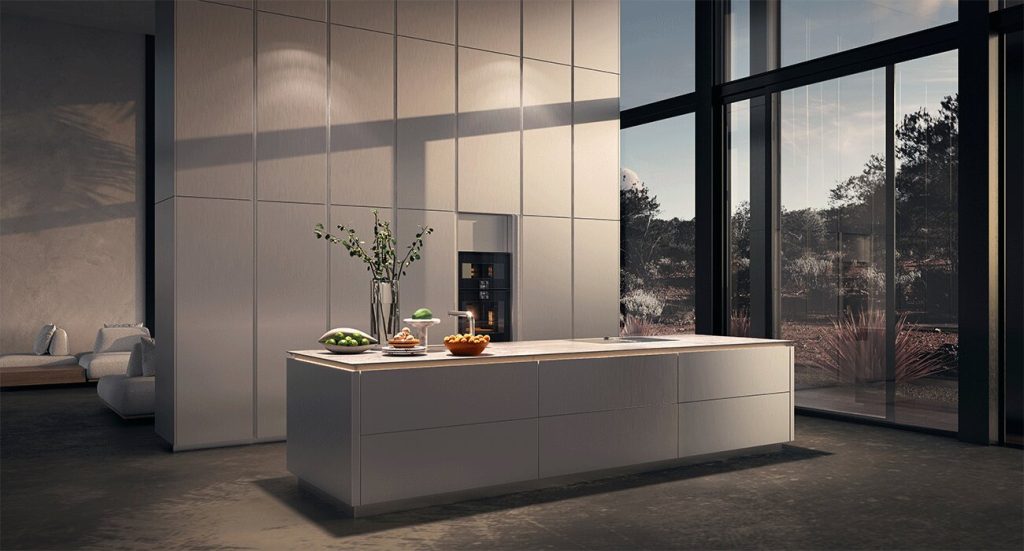design-siematic-slx-met-hoge-greeploze-kasten-satink-keukens design-siematic-slx-met-hoge-greeploze-kasten-satink-keukens