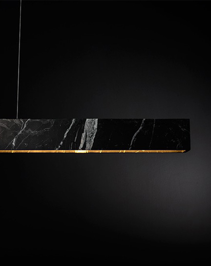 Detail ZUMI U Stone lamp | Satink Keukens