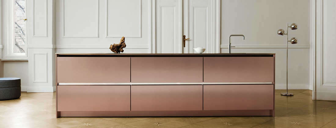 Greeploze keuken | Rose Gold keuken | Satink Keukens