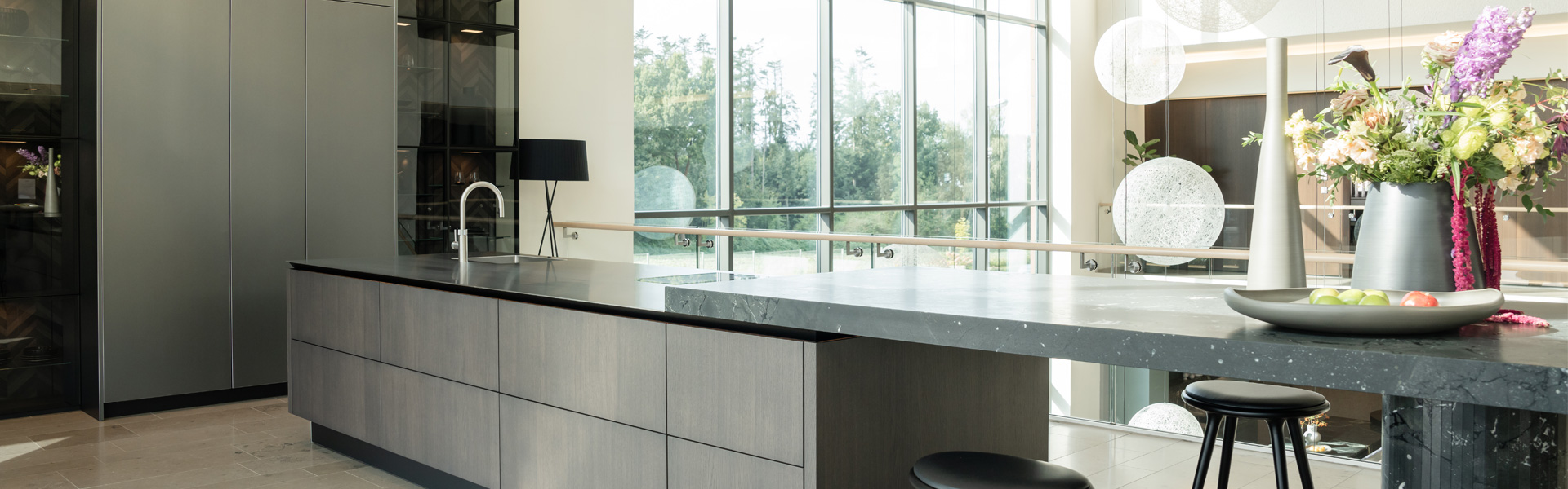 SieMatic PURE luxe grijze keuken | Satink Keukens