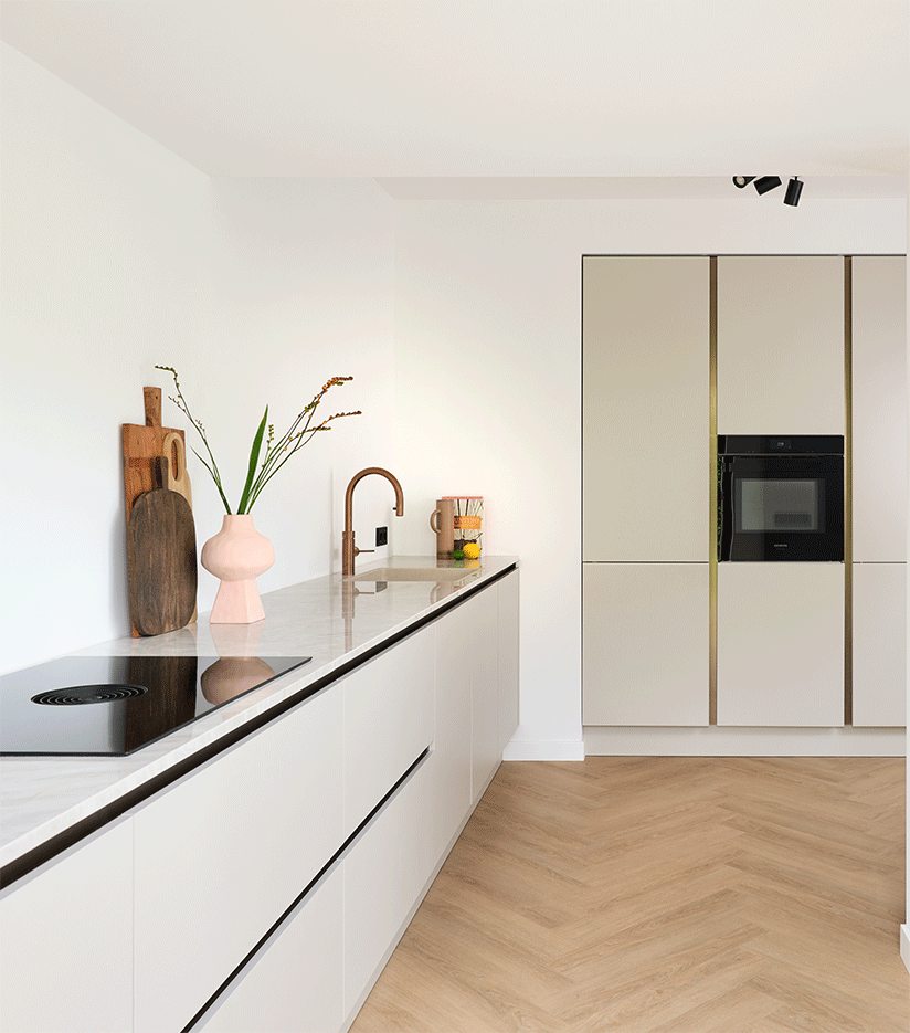Het hart van het huis | Satink Keukens Een ruimte, praktische en rustige keuken