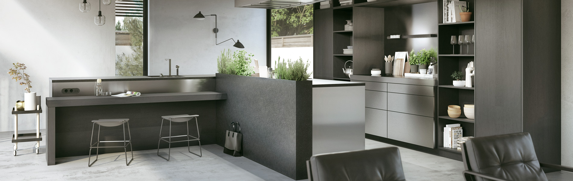 High-end en industrieel | Satink Keukens