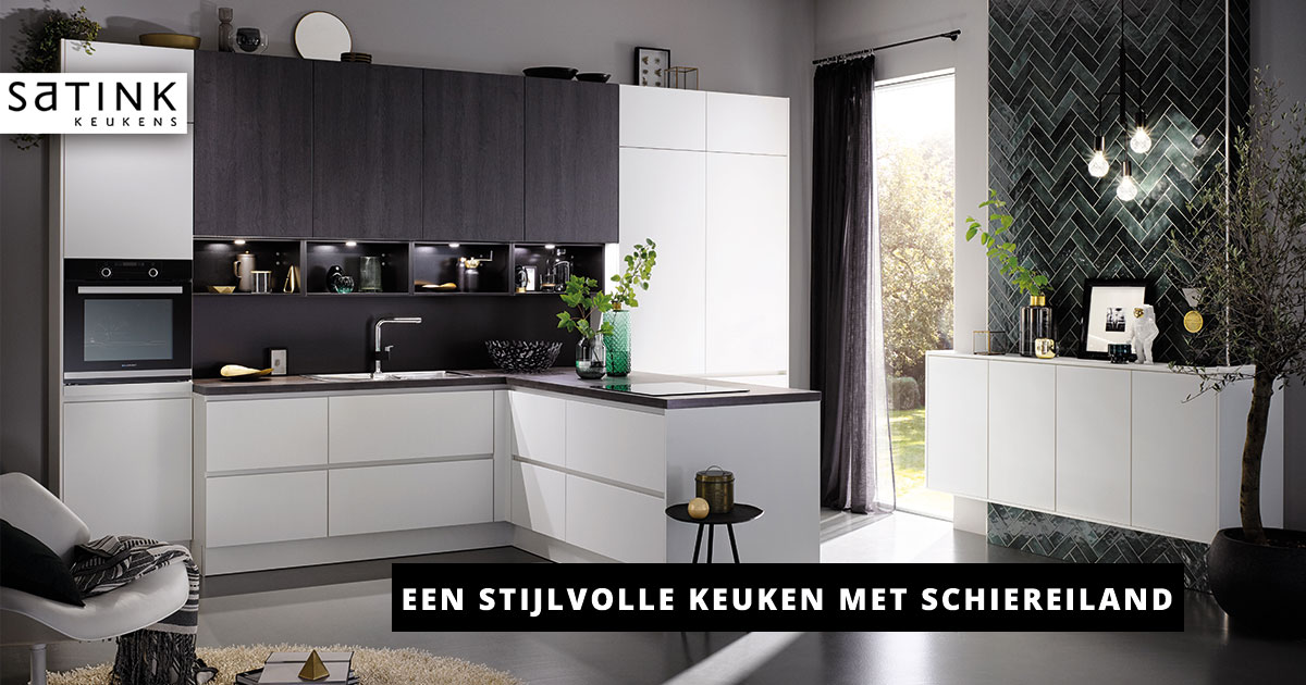 Verbazingwekkend Een stijlvolle keuken met schiereiland | Satink Zwolle US-12