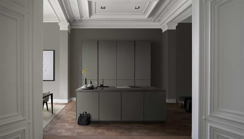 Landelijk interieur met moderne keuken