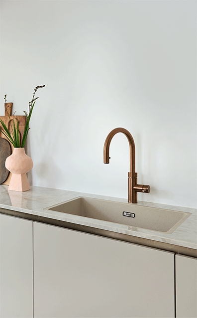 Quooker Flex | Satink Keukens Quooker flex in de kleur Rose Koper