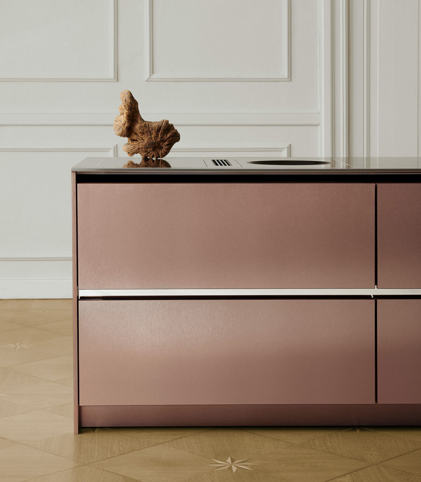Roze hoogglans keuken | Satink Keukens