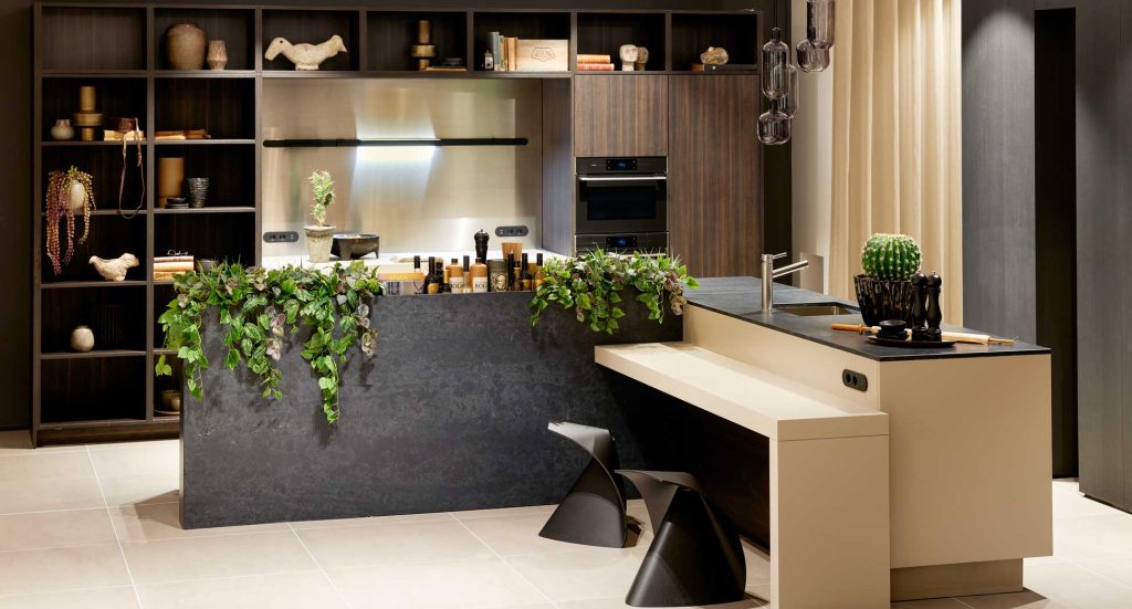 rustieke-eiland-keuken-siematic-met-planten rustieke-eiland-keuken-siematic-met-planten