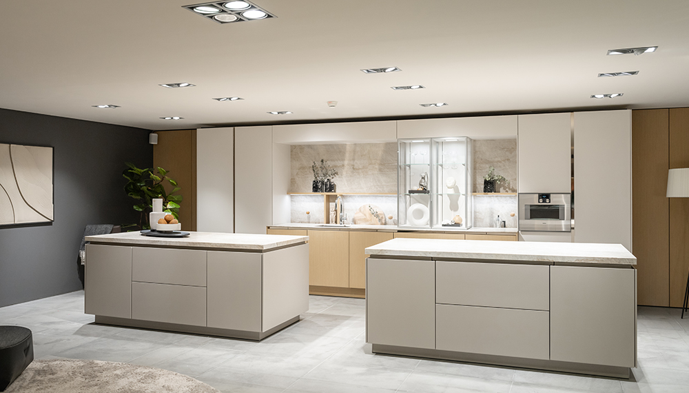 Scandinavische beige keuken | Satink Keukens