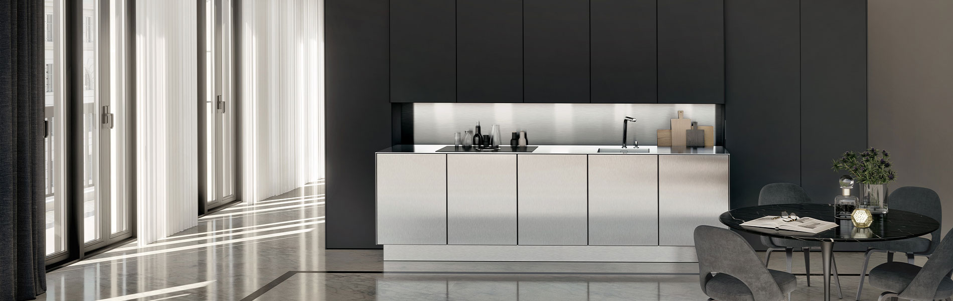 SieMatic PURE RVS keuken | Satink Keukens