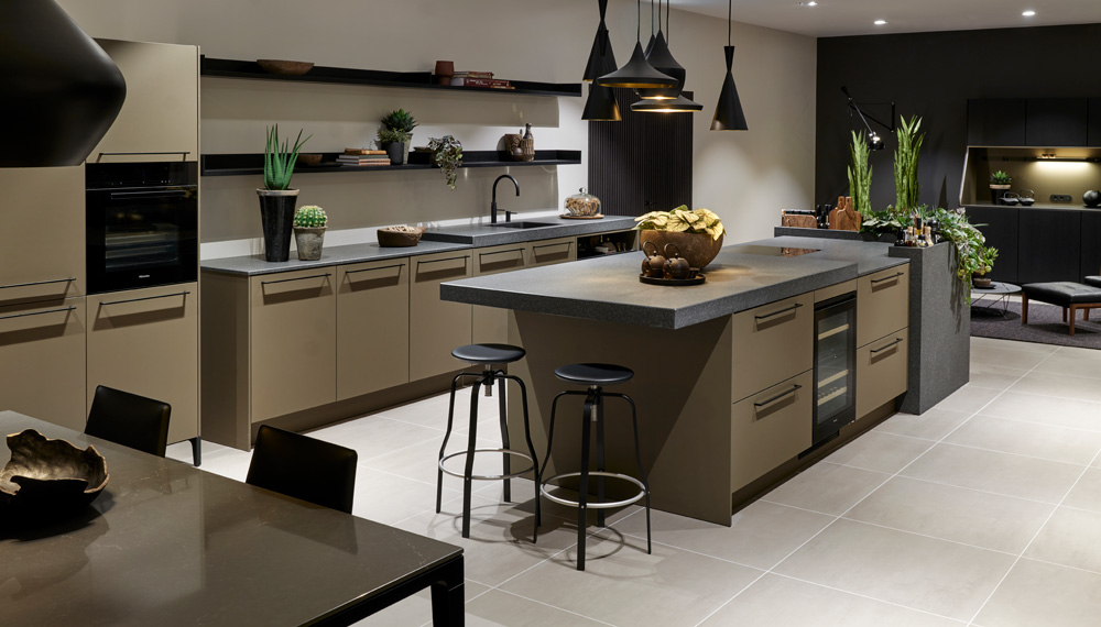 Groene industriële SieMatic URBAN keuken | Satink Keukens