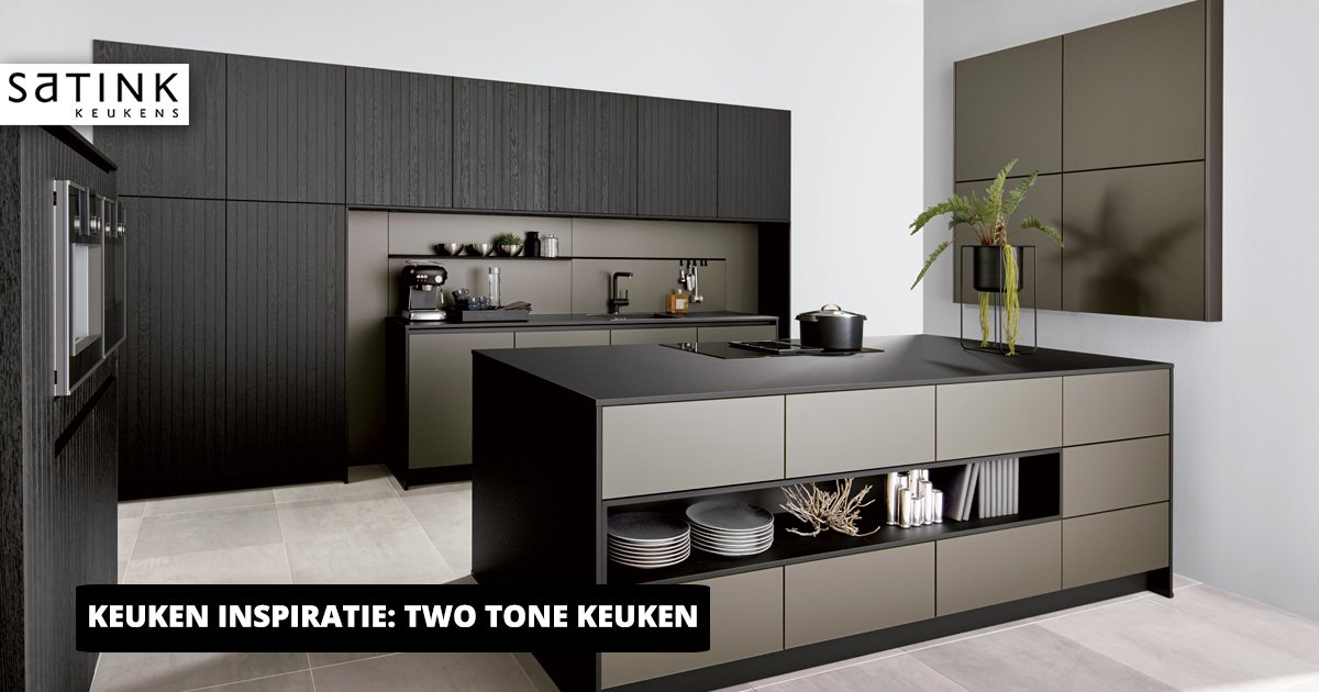 De vreemdeling sponsor ijs Keuken inspiratie: two tone keuken | Satink Keukens